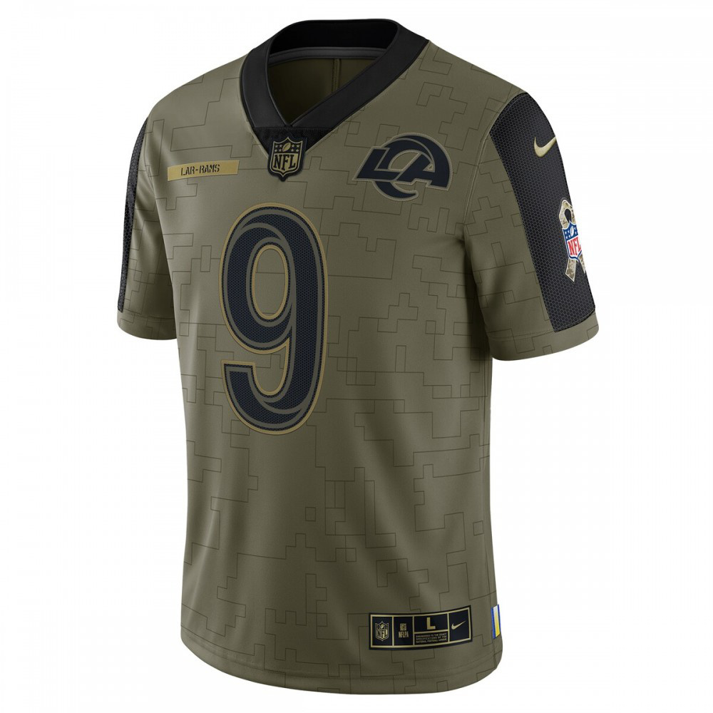 Matthew Stafford Los Angeles Rams Nike 2021 Salute To Service Limited Player Jersey - Olive-Profan Arena